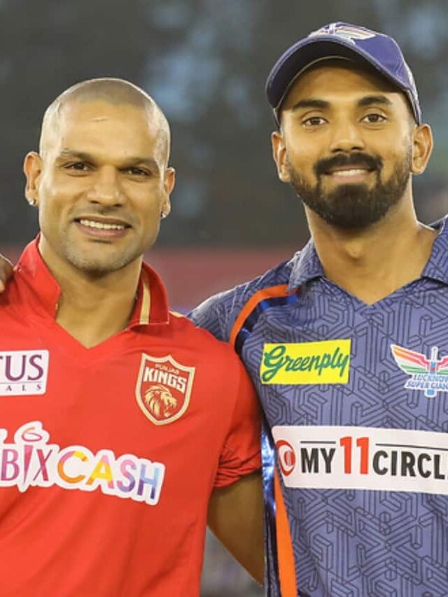 Cricket match between Lucknow Super Giants and Punjab Kings
